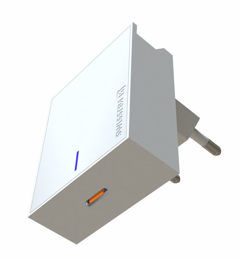 Swissten USB-C Snellader - 45W - Wit