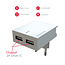 Swissten USB Oplader met 2 USB poorten - Inclusief Apple gecertificeerde 1.2M Lightning naar USB-kabel - 15W - Wit