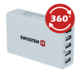 Swissten USB Oplader met 5 USB Poorten - 50W - Wit Swissten USB Oplader met 5 USB Poorten - 50W - Wit