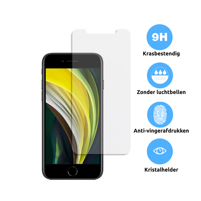 Swissten Ultra Slim Tempered Glass Screenprotector - iPhone SE 2020
