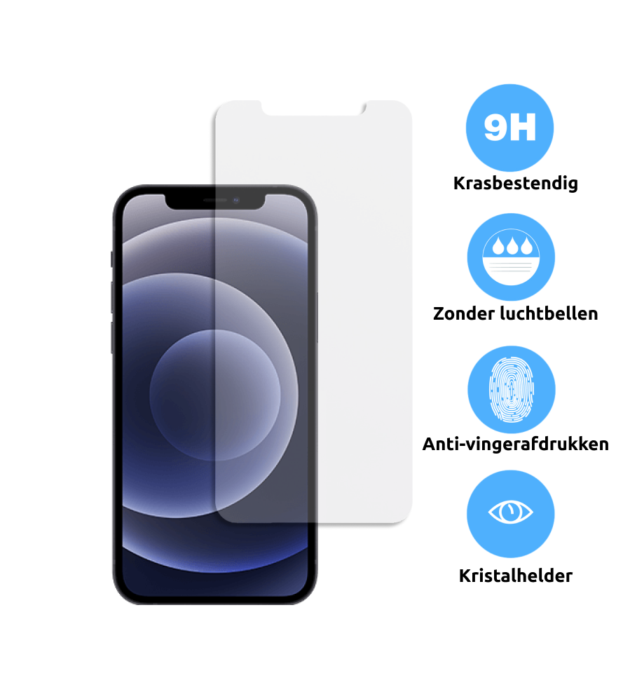 Swissten Ultra Slim Tempered Glass Screenprotector - iPhone 12 / iPhone 12 Pro