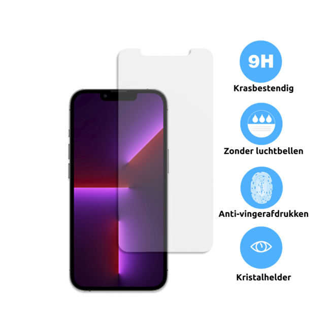 Swissten Ultra Slim Tempered Glass Screenprotector - iPhone 13 / iPhone 13 Pro