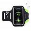 Swissten Hardloop Telefoonhouder - Waterdichte Hardloopband - t/m 7 inch - Groen