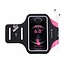 Swissten Hardloop Telefoonhouder - Waterdichte Hardloopband - t/m 6 inch - Roze
