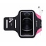 Swissten Hardloop Telefoonhouder - Waterdichte Hardloopband - t/m 7 inch - Roze