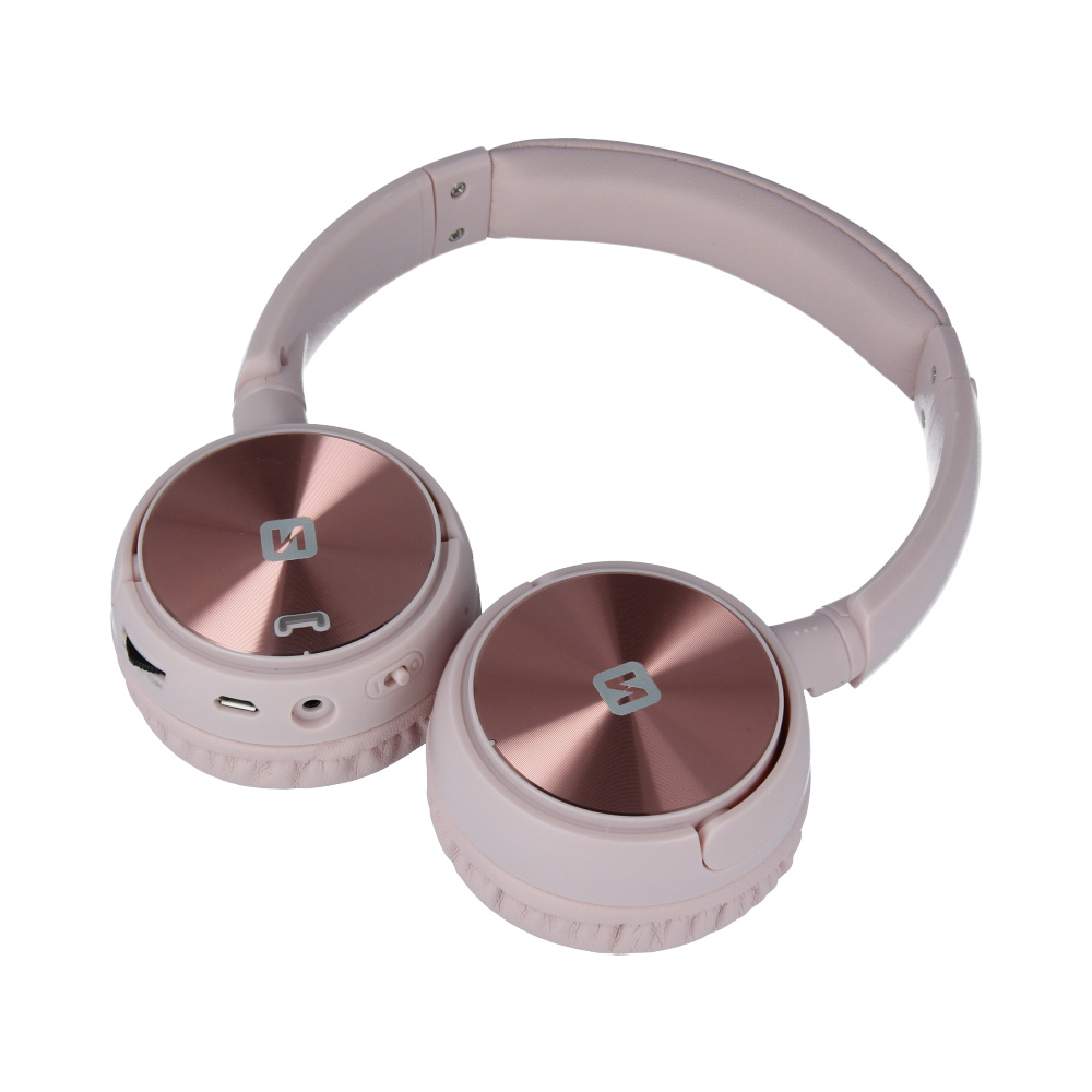 Swissten Trix - Draadloze on-ear koptelefoon - Roze