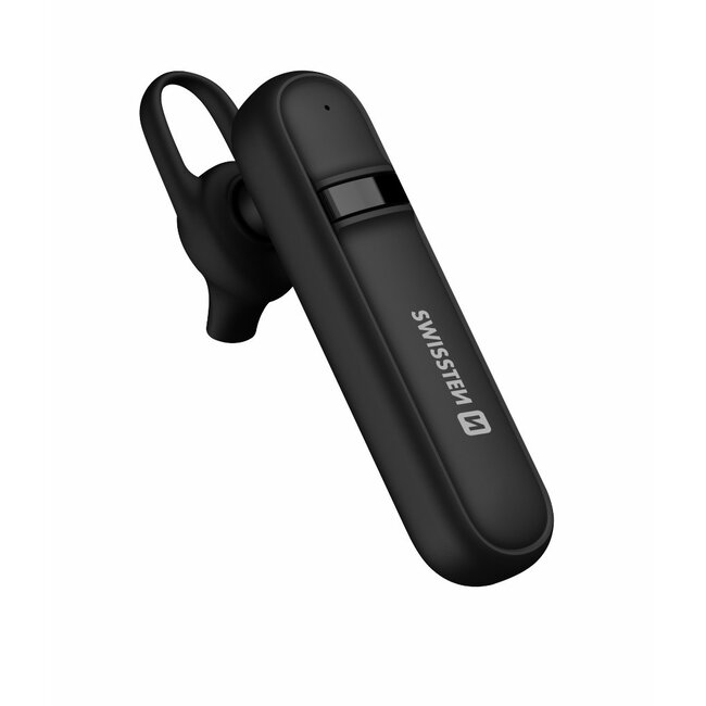 Swissten Draadloze Headset - Bluetooth 5.0 - Noise reduction - Zwart
