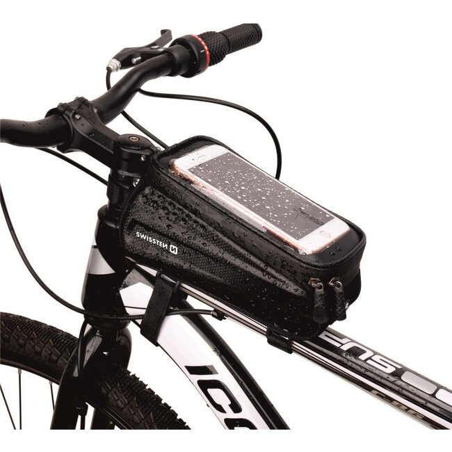 Swissten Telefoonhouder Fiets Waterdicht - Geschikt voor 5.4 tot 6.7 inch Smartphone - XXL