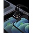Swissten Mini Autolader - 2-USB poorten - 4.8A - 24W - Zwart