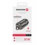 Swissten Autolader - 2 poorten - Snellader - 30W - USB & USB-C Quick Charge - Zilver