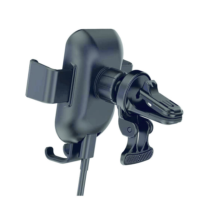 Swissten S-GRIP GW1-AV5 Telefoonhouder Auto - 15W draadloze oplader - Ventilatierooster - Zwart