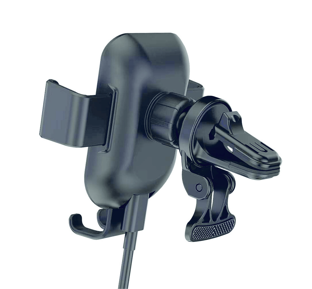 Swissten S-GRIP GW1-AV5 Telefoonhouder Auto - 15W draadloze oplader - Ventilatierooster - Zwart