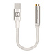 Swissten USB-C naar Jack 3.5MM(Aux) Adapter - Zilver Swissten USB-C naar Jack 3.5MM(Aux) Adapter - Zilver