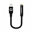 Swissten Swissten iPhone lightning naar 3,5mm jack audio aansluiting adapter - Zwart