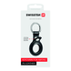 Swissten Apple Airtag Sleutelhanger - Airtag Hoesje - Leer - Zwart Swissten Apple Airtag Sleutelhanger - Airtag Hoesje - Leer - Zwart