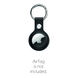 Swissten Apple Airtag Sleutelhanger - Airtag Hoesje - Leer - Zwart Swissten Apple Airtag Sleutelhanger - Airtag Hoesje - Leer - Zwart