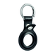 Swissten Apple Airtag Sleutelhanger - Airtag Hoesje - Leer - Zwart Swissten Apple Airtag Sleutelhanger - Airtag Hoesje - Leer - Zwart