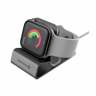 Swissten Swissten Aluminium standaard - Geschikt voor Apple Watch - Grijs