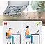 Swissten Laptopstandaard - t/m 15.6 inch laptops - Ergonomisch - Verstelbaar en Opvouwbaar - Aluminium - Zilver