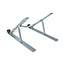 Swissten Laptopstandaard - t/m 15.6 inch laptops - Ergonomisch - Verstelbaar en Opvouwbaar - Aluminium - Zilver