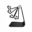 Swissten Verstelbare Telefoonhouder Bureau - Smartphone/Tablet Standaard - Aluminium - Zwart