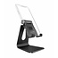 Swissten Verstelbare Telefoonhouder Bureau - Smartphone/Tablet Standaard - Aluminium - Zwart