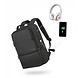 Swissten Laptoptas - Waterbestendige Rugzak - Anti-diefstal - inclusief USB-aansluiting - geschikt voor laptops t/m 15.6 inch - Zwart Swissten Laptoptas - Waterbestendige Rugzak - Anti-diefstal - inclusief USB-aansluiting - geschikt voor laptops t/m 15.6 inch - Zwart