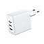 Swissten USB Oplader met 3 USB Poorten - 15W - Wit