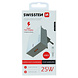 Swissten USB-C Snellader - Inclusief USB-C naar USB-C kabel van 1.2m - 25W - Wit Swissten USB-C Snellader - Inclusief USB-C naar USB-C kabel van 1.2m - 25W - Wit