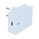 Swissten USB-C Snellader - Inclusief USB-C naar USB-C kabel van 1.2m - 25W - Wit Swissten USB-C Snellader - Inclusief USB-C naar USB-C kabel van 1.2m - 25W - Wit