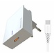 Swissten USB-C Snellader - Inclusief USB-C naar USB-C kabel van 1.2m - 25W - Wit Swissten USB-C Snellader - Inclusief USB-C naar USB-C kabel van 1.2m - 25W - Wit