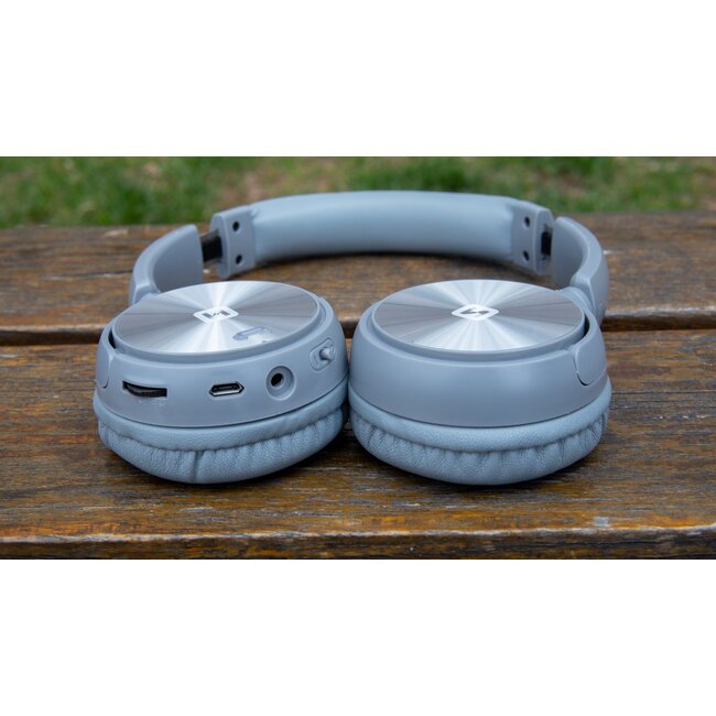 Swissten Trix - Draadloze on-ear koptelefoon - Grijs