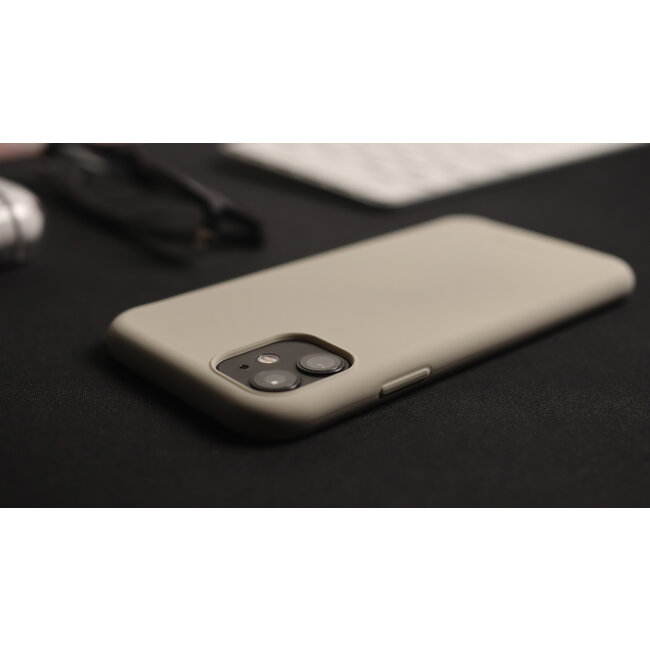 Swissten Soft Joy iPhone 13 Hoesje - Grijs