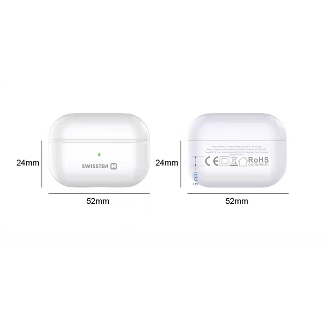 Swissten Minipods - Wit