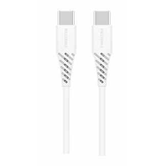 Swissten Swissten USB-C naar USB-C kabel - 2.5M - 100W - Wit