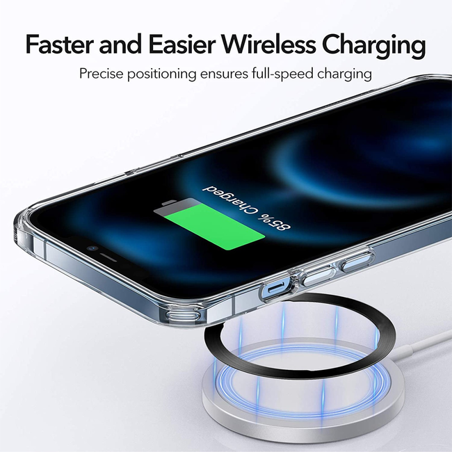 Swissten MagSafe ringen - Magnetische sticker - Set van 2 - Zwart