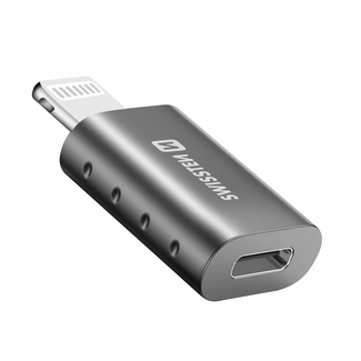 Swissten Swissten USB-C naar Lightning Adapter - Converter - Grijs