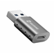 Swissten USB-A naar USB-C Adapter - Converter - Grijs Swissten USB-A naar USB-C Adapter - Converter - Grijs