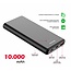 Swissten Powerbank Power Line - 10.000 mAh - USB & USB-C - Zwart