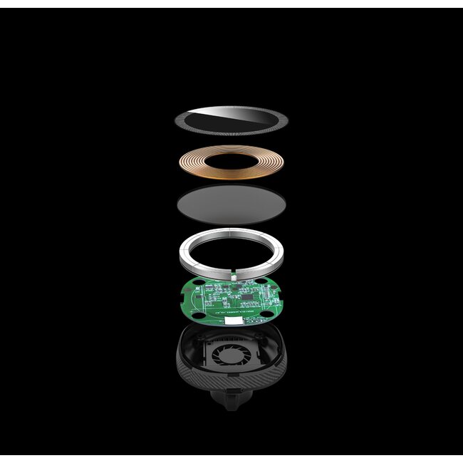 Swissten Magsafe Telefoonhouder - Dashboard - 15W - Zwart