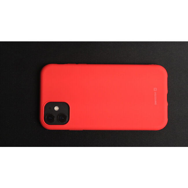 Swissten Soft Joy iPhone 14 Hoesje - Rood