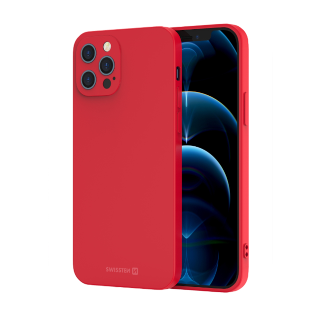 Swissten Soft Joy iPhone 14 Hoesje - Rood
