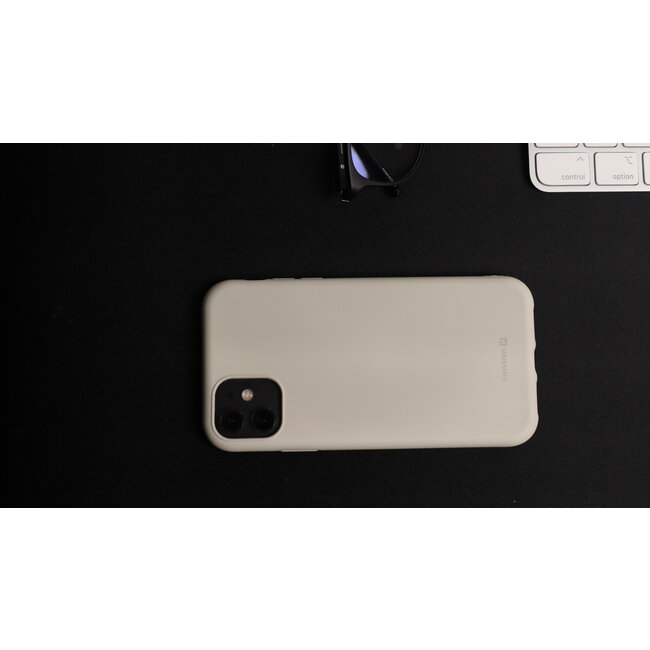 Swissten Soft Joy iPhone 14 Hoesje - Grijs