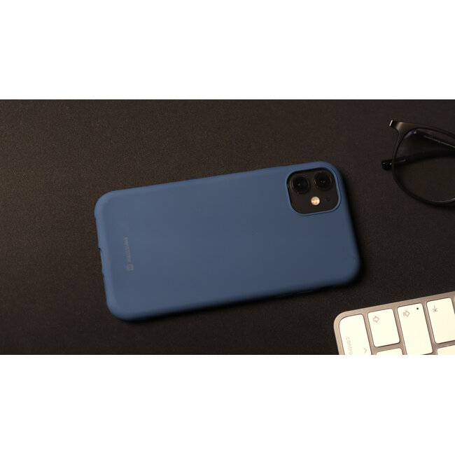 Swissten Soft Joy iPhone 14 Hoesje - Blauw