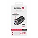Swissten Autolader - 2 poorten - Snellader - 45W - 2x USB-C - Zwart Swissten Autolader - 2 poorten - Snellader - 45W - 2x USB-C - Zwart