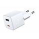 Swissten USB-C Snellader - 2 poorten - GaN technologie - 30W - Wit Swissten USB-C Snellader - 2 poorten - GaN technologie - 30W - Wit