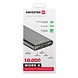 Swissten Powerbank Worx II - 10.000 mAh - Zwart Swissten Powerbank Worx II - 10.000 mAh - Zwart