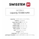 Swissten Powerbank Worx II - 10.000 mAh - Zwart Swissten Powerbank Worx II - 10.000 mAh - Zwart