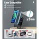 Swissten Ultradunne Magnetische Standaard - Wireless charger - Zwart Swissten Ultradunne Magnetische Standaard - Wireless charger - Zwart