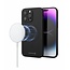 Swissten MagSafe hoesje - iPhone 12 Pro Max - Siliconen - Zwart